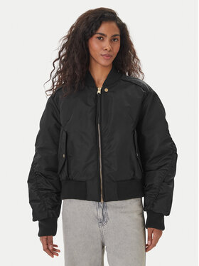 HUGO HUGO Kurtka bomber Ferida-2 50550687 Czarny Relaxed Fit