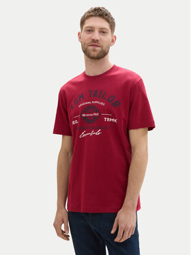Tom Tailor Tom Tailor Tricou 1037735 Roșu Regular Fit