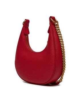 PINKO Ročna Torba Brioche Hobo Mini AI 24-25 PLTT 101433 A29Q Rdeča