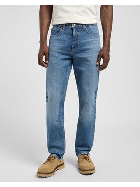 Lee Lee Jeansy WEST Niebieski Straight Leg