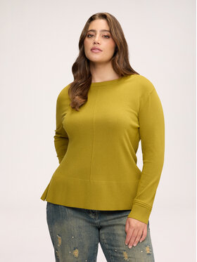 Fiorella Rubino Fiorella Rubino Sweter M275L008557N025 Zielony Regular Fit