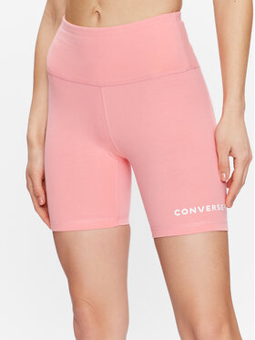 Converse Converse Pantaloni scurți sport Wordmark 10024539-A05 Roz Slim Fit