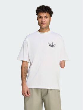 adidas adidas T-Shirt 170679 Biały Loose Fit