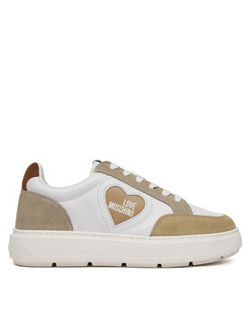 LOVE MOSCHINO LOVE MOSCHINO Sneakersy JA15154G1MIAA10A Bílá