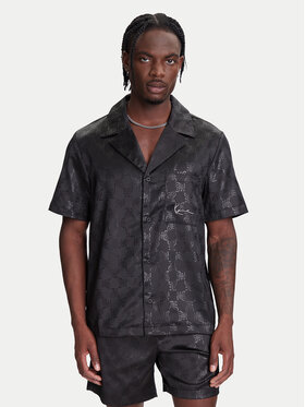 Karl Kani Karl Kani Πουκάμισο Signature All Over Print Resort PD00005369 Μαύρο Regular Fit