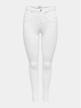 ONLY ONLY Дънки Power 15250153 Бял Skinny Fit