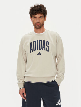 adidas adidas Bluza Collegiate JM1732 Beżowy Regular Fit