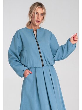 FIGL FIGL Bunda bomber M1198 Modrá Regular Fit