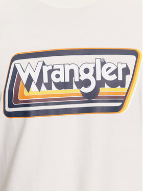 Wrangler T-shirt 112341195 Bijela Relaxed Fit