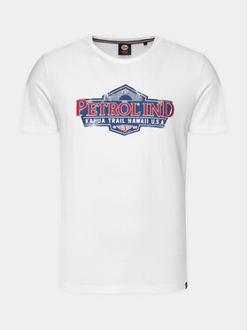 Petrol Industries Petrol Industries T-Shirt M-1040-TSR602 Λευκό Regular Fit