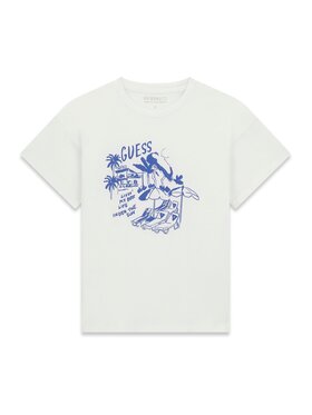 Guess Kids Guess Kids T-Shirt 181718 Biały Classic Fit