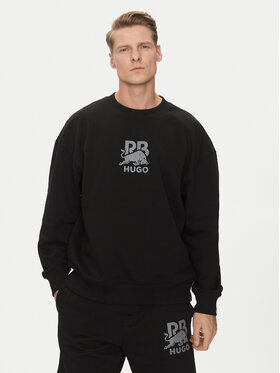 HUGO HUGO Pulóver Dahrain_RB 50542806 Fekete Regular Fit