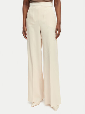 Marella Marella Riidest püksid Stampa 2613131032 Beež Straight Fit