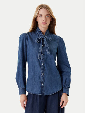 United Colors Of Benetton United Colors Of Benetton Джинсова сорочка 5RZKDQ0BE Голубий Regular Fit