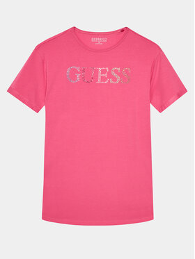 Guess Guess T-shirt J4GI38 J1314 Ružičasta Regular Fit