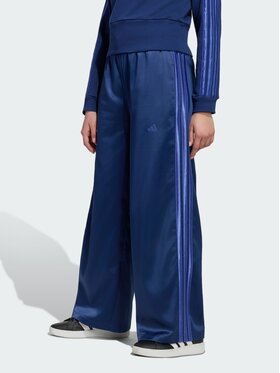 adidas adidas Spodnie materiałowe 168983 Niebieski Loose Fit