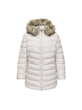 ONLY Carmakoma ONLY Carmakoma Giubbotto invernale 15295059-CLO Bianco Over Fit