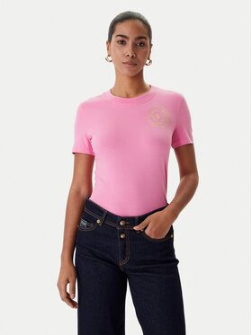 Versace Jeans Couture Versace Jeans Couture T-Shirt 80HAHT02 CJ03T Rosa Slim Fit