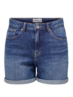 ONLY ONLY Pantaloncini di jeans 15321381 Blu Slim Fit