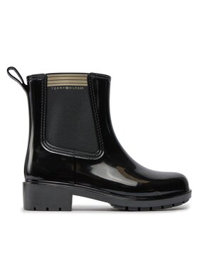 Tommy Hilfiger Tommy Hilfiger Holínky Essential Tommy Rainboot FW0FW07760 Černá