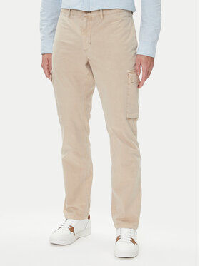 Tommy Hilfiger Tommy Hilfiger Текстилни панталони Denton MW0MW39695 Бежов Straight Fit