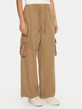 Tommy Jeans Tommy Jeans Hlače DW0DW20531 Bež Relaxed Fit