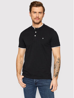 Jack&Jones Jack&Jones Polo Paulos 12199711 Czarny Regular Fit