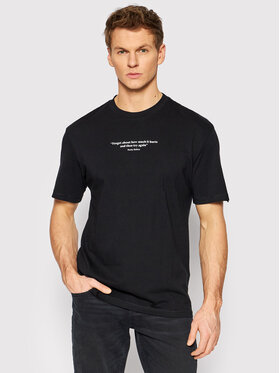Jack&Jones Jack&Jones T-Shirt Rockylegend 12205795 Černá Relaxed Fit
