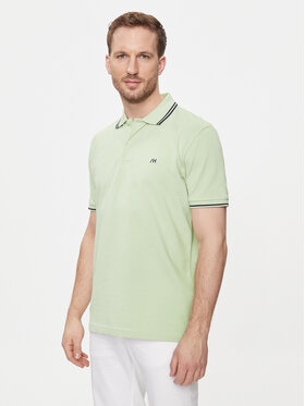 Selected Homme Selected Homme Polo 16087840 Zielony Regular Fit