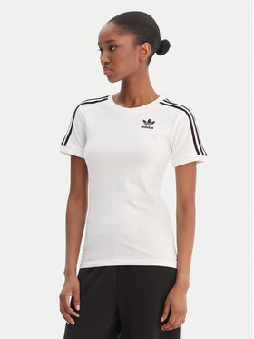adidas adidas Tričko adicolor Classics 3-Stripes GN2913 Biela Regular Fit