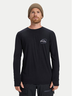 Quiksilver Quiksilver Longsleeve Coastal Run EQYKT04400 Чорний Regular Fit