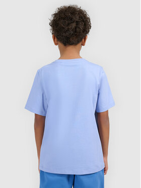 4F 4F T-Shirt BASIC+ Niebieski Regular Fit