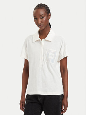 Liu Jo Sport Liu Jo Sport Poloshirt TA6159 JS870 Creme Regular Fit