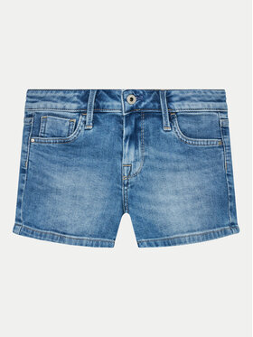 Pepe Jeans Джинсові шорти Slim Short Jr PG800860MP0 Голубий Slim Fit