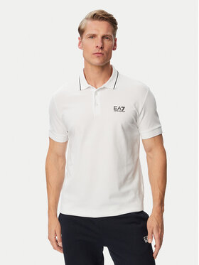 EA7 Emporio Armani EA7 Emporio Armani Polo 8NPF16 PJVUZ 1100 Bijela Slim Fit