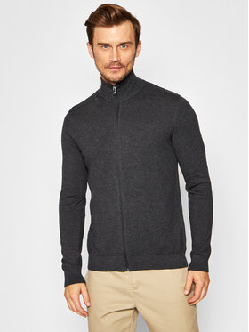 Selected Homme Selected Homme Strickjacke Berg 16074688 Grau Regular Fit