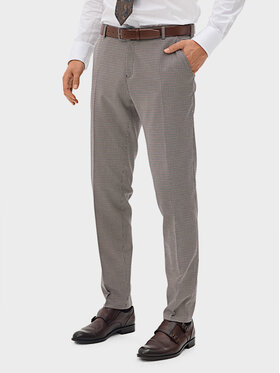 Evenemen Evenemen Spodnie garniturowe Campora Beżowy Slim Fit