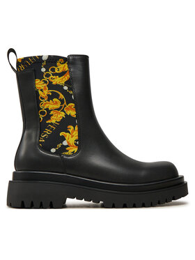 Versace Jeans Couture Versace Jeans Couture Kotníková obuv s elastickým prvkem Drew 77VA3S60 Černá