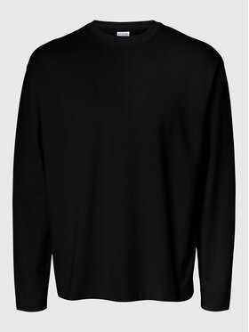 Selected Selected T-shirt 16097847_black Nero Regular Fit