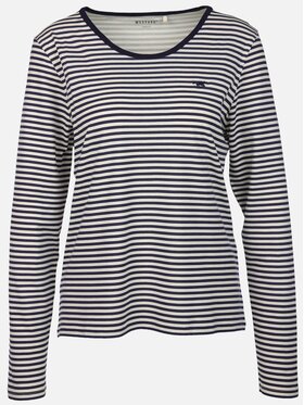 Mustang Mustang Blusa Anna C Stripe Blu scuro Regular Fit