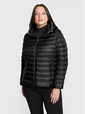 Tommy Hilfiger Curve Tommy Hilfiger Curve Puhovka Essential WW0WW35323 Črna Regular Fit
