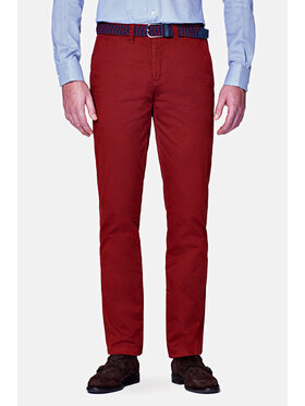 Lancerto Lancerto Spodnie materiałowe Pedro II Czerwony Regular Fit