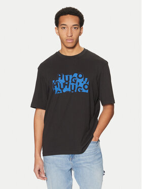 HUGO HUGO T-shirt Nafralo 50533528 Nero Regular Fit