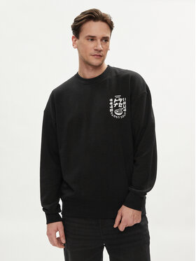 Jack&Jones Jack&Jones Majica dugih rukava Dirk 12249455 Crna Wide Fit