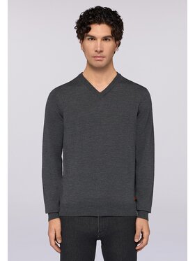 Trussardi Trussardi Kardigan M0228000024N013 Szary Regular Fit