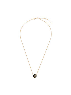 Tory Burch Tory Burch Collana Kira Enamel Pendant Necklace 90549 Oro