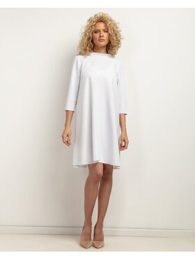 Tessita Tessita Koktejlové šaty SUKIENKA_T442 _1_S Bílá Loose Fit