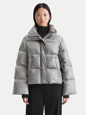 Marc O'Polo Marc O'Polo Пухено яке 409 0998 70351 Сив Oversize