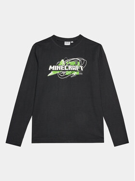 OVS OVS Halenka MINECRAFT 1891410 Černá Regular Fit