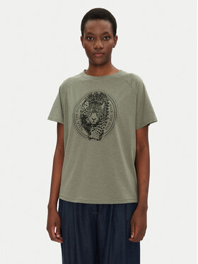 Fransa Fransa T-Shirt 20615456 Πράσινο Regular Fit